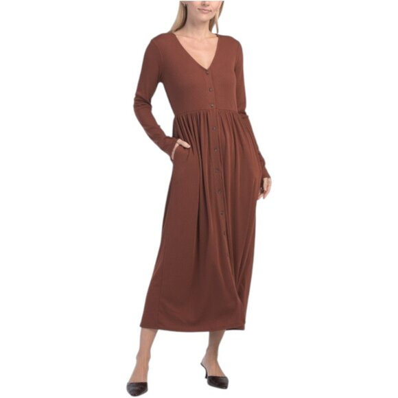 Gilli Dresses & Skirts - GILLI Button Up Long Sleeve Dress